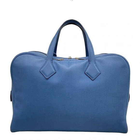 HERMES Victoria 2 12H Azur EverGrain - C Business Bag - Picture 3 of 15